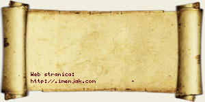 Jabuka Mališananin vizit kartica